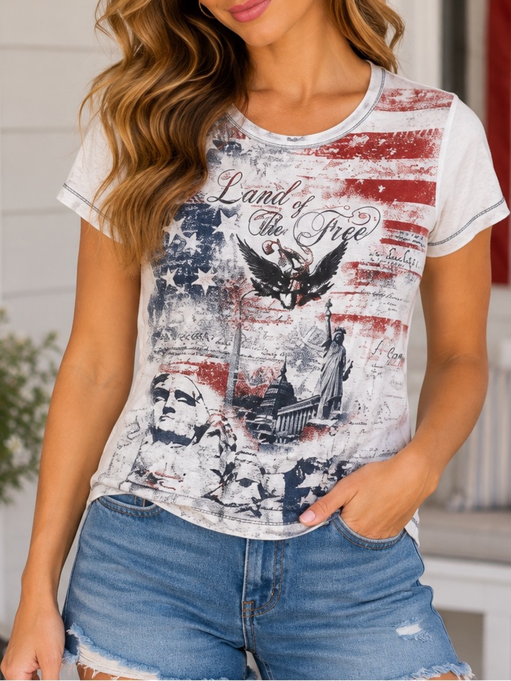 Christopher & Banks "Land of the Free" Shirt